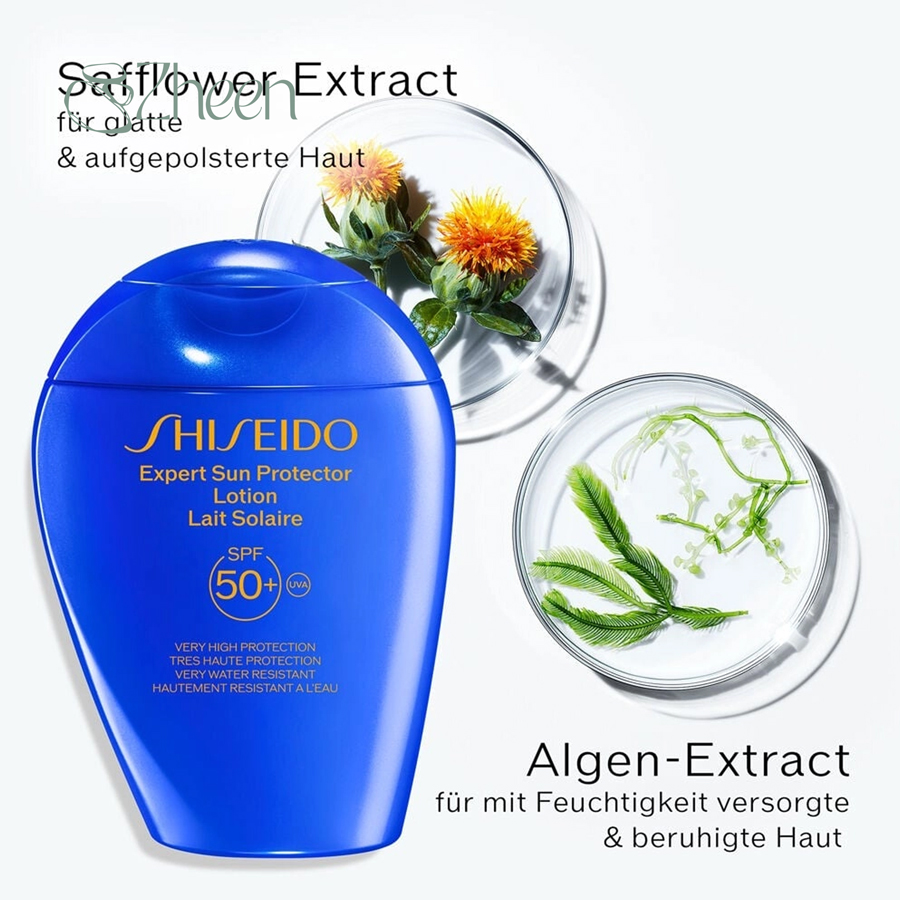 لوسیون ضد آفتاب صورت و بدن شیسیدو با SPF50+ 